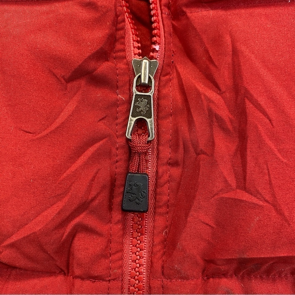 Men's Vintage Tommy Hilfiger Down Red Label Premium Red Puffer Vest Vtg Large - Picture 4 of 15